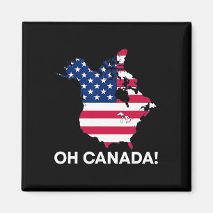 Rolig Donald Trump Oh Kanada 51st State Usa Amerik Magnet