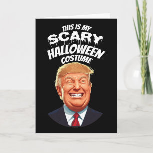 Rolig Donald Trump Skräckinjagande Halloween skämt Kort