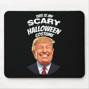 Rolig Donald Trump Skräckinjagande Halloween skämt Musmatta