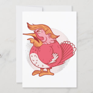 rolig donald trump tackgivning kalkon rosa inbjudningar