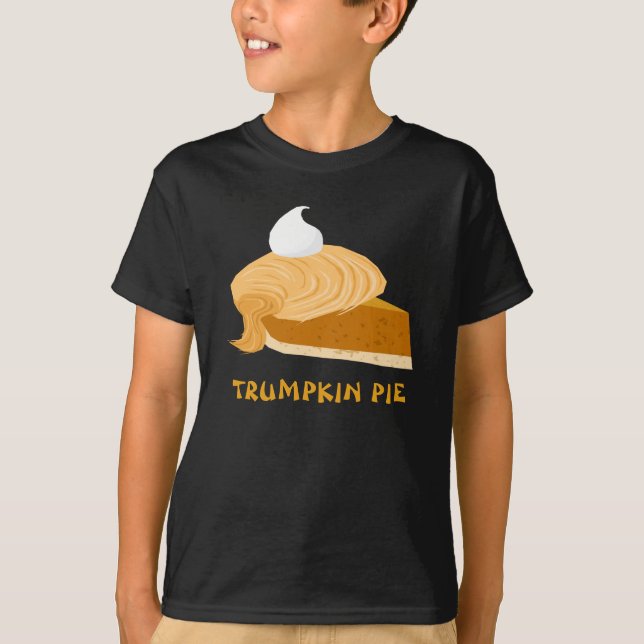 Rolig Donald Trump Trumpkin paj T Shirt (Framsida)