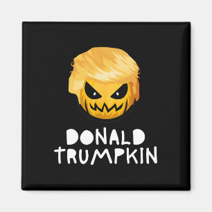 Rolig Donald Trumpkin Halloween Trump Kostym Magnet