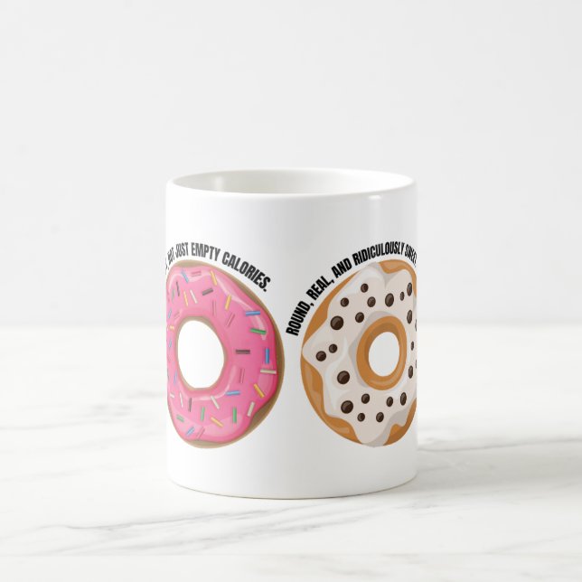 Rolig Donut-mugg – Riktig & Otroligt God Kaffemugg (Center)