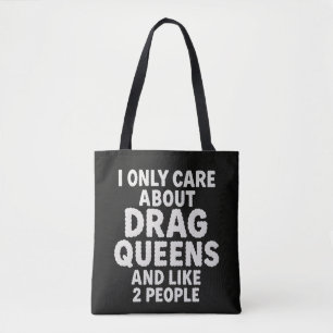Rolig Drag Drottning Fan Sarcastic Citat Design Tygkasse