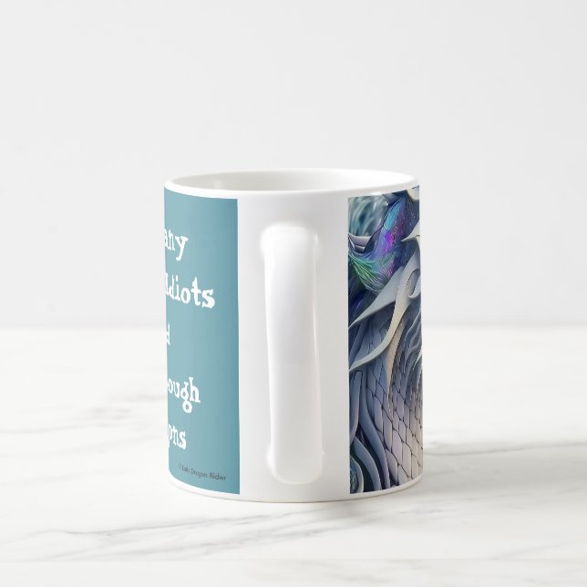 Rolig Drakemugg Kaffemugg (Handtag)