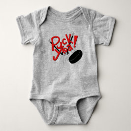 Rolig dräkt för hockeybaby t-shirt