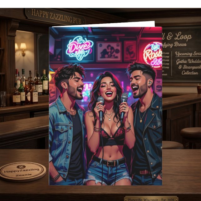 Rolig drickahumor födelsedag  kort (Skapare uppladdad)