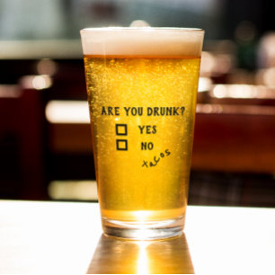 Rolig Drickande Är Du Berusad Tacos Ölkopp Glaskopp