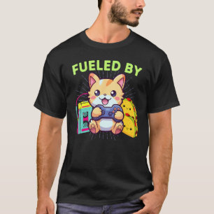 Rolig Driven Av Spelande Katter Tacos & 80-Tals Ga T Shirt
