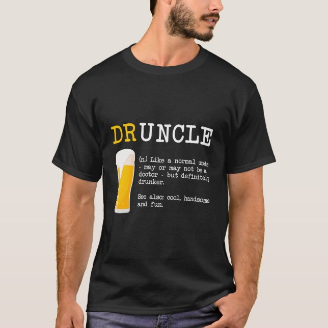 Rolig Drunckle Druncle Tröja - Ordboksdefinition (Framsida)