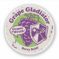 Rolig Druv Gladiator Spel & Mat Puns Grafisk