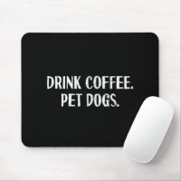 Rolig Dryck Kaffe Husdjur Hundar Söt Kaffe Älskare