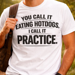 Rolig Du Kallar Det Äta Korvar Humor T-Shirt