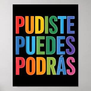 Rolig du kunde du kommer att kunna spansk motivera poster