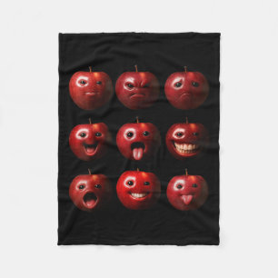 Rolig dum Ai Apple Gen Z-meme hjärnråtta humor fru Fleecefilt