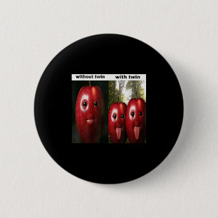 Rolig dum AI Apple Gen Z-meme hjärnråtta humor Twi Knapp