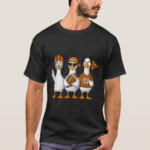 Rolig Dum Anka Fotboll Höst Fotbollsmatch T Shirt