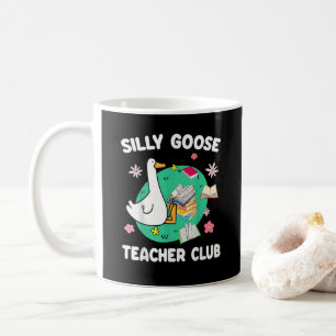 Rolig Dumma Gås Lärare Klubb Djurälskare Groovy Kaffemugg