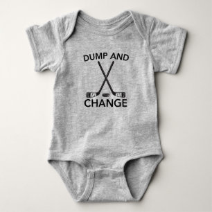 Rolig Dump Och Byt Hockey T Shirt