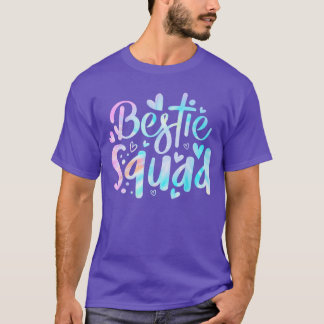 Rolig Dye Bästa Vän Matching Bestie Squad BFF T Shirt