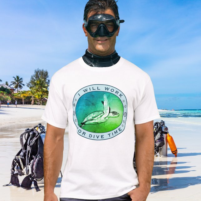 Rolig dykning  t shirt (Skapare uppladdad)