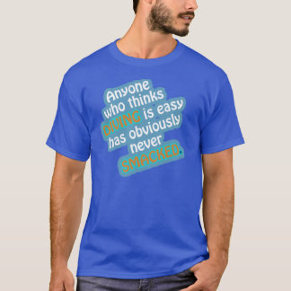 Rolig dykningcitationsteckenT-tröja Tee