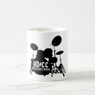 Rolig Dyslexic Kaffemugg
