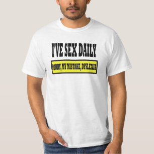 Rolig dyslexic t shirt