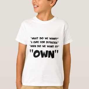 Rolig dyslexic t-shirt