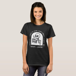 Rolig e-post hittade mig sjuk trött på företagsarb t shirt