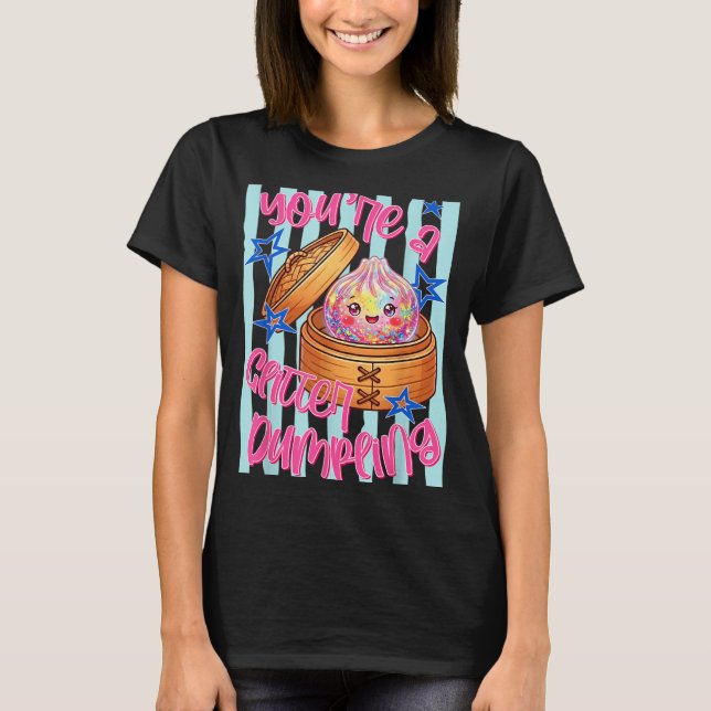 Rolig Ed En Dumpling Söt Dumpling Pojkar Flickor T Shirt (Framsida)