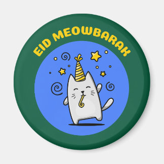 Rolig Eid Katt Magnet