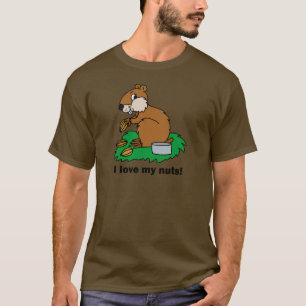 Rolig ekorre tee shirt