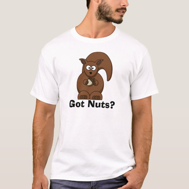 Rolig ekorreT-tröja Tee Shirt (Framsida)