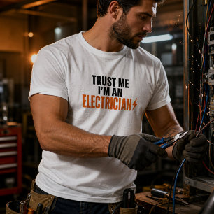 Rolig El Trusta Mig Jag är Elektriker T Shirt