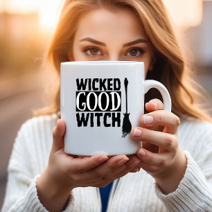Rolig Elakt Bra Häxkvast Halloween Kaffemugg