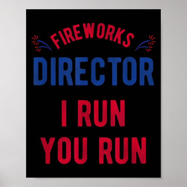 Rolig eldledare 4 juli - USA Poster (Framsidan)