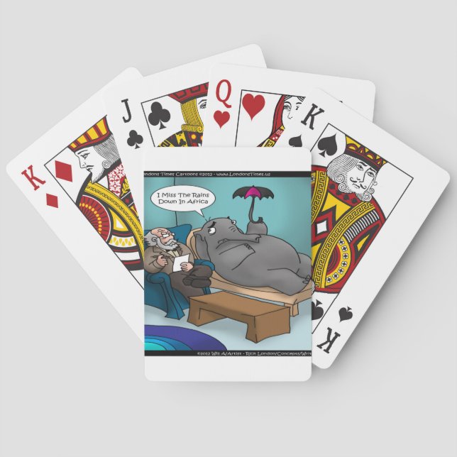 Rolig Elefant I Terapi Spel Kort (Baksidan)