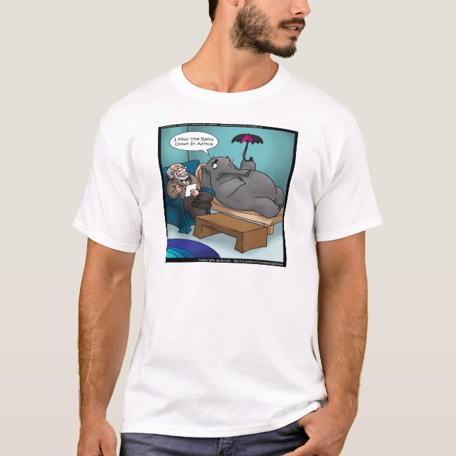 Rolig Elefant I Terapi Tee (Framsida)