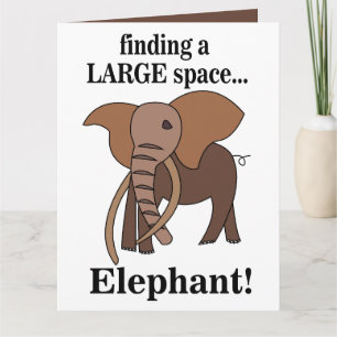 Rolig Elefant Kort