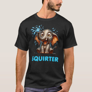Rolig Elefant Squirter Henfest Bachelorette vuxen T Shirt