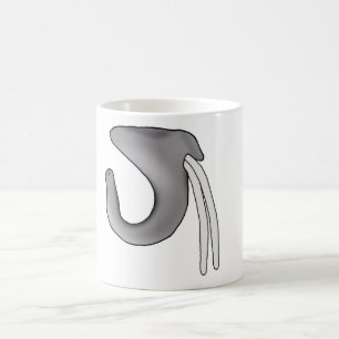 Rolig elefantnäsmugg kaffemugg