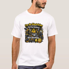 Rolig elektriker jag tycker din resistans är chock t shirt