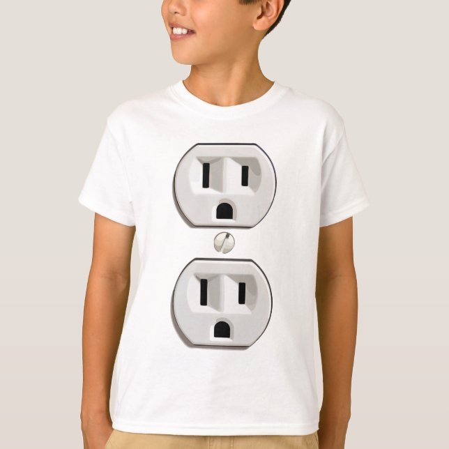 Rolig elektrisk uttagdräkt tee (Framsida)