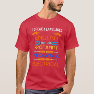 rolig Elektronik Motor Ingeniörstekniker pojke T Shirt