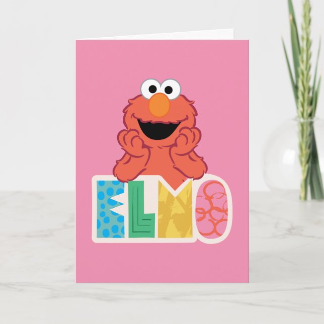 Rolig Elmo som är gullig & Kort (Framsida)