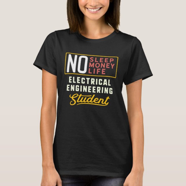 Rolig Elteknik Majoring Student T-Shirt G (Framsida)
