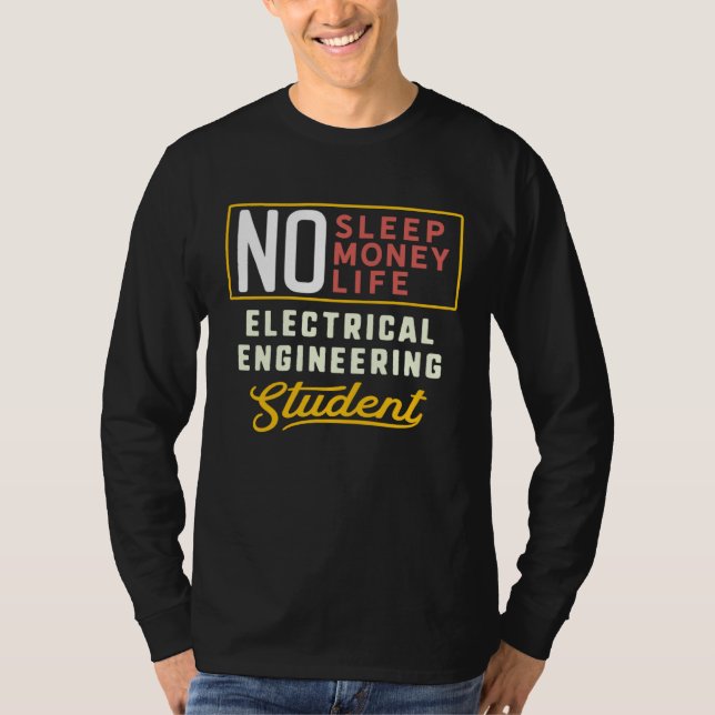 Rolig Elteknik Majoring Student T-Shirt G (Framsida)