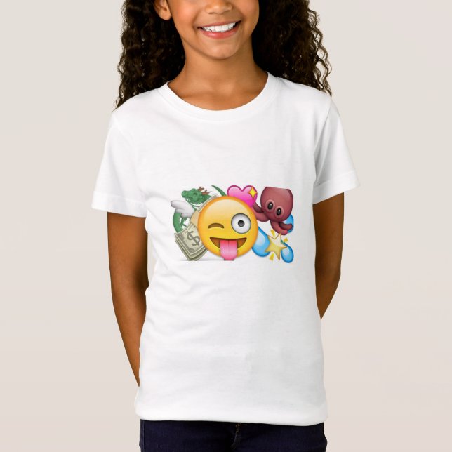 Rolig emojit-skjorta t shirt (Framsida)