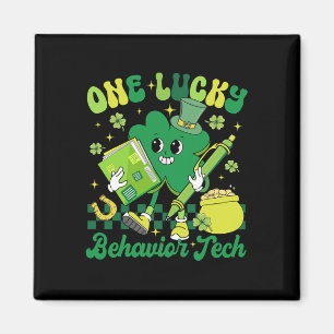 Rolig En Lucky Beteende Tech St Patricks Day A Rb Magnet